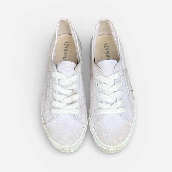Superga 2790 Platform Sneaker in White Women's Size EU 36; US 6 - Picture 4 of 11